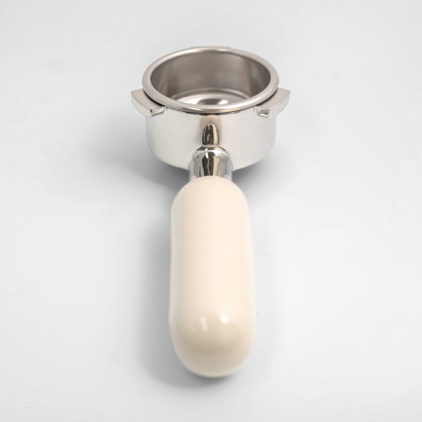 White Ceramic Portafilter - 54mm