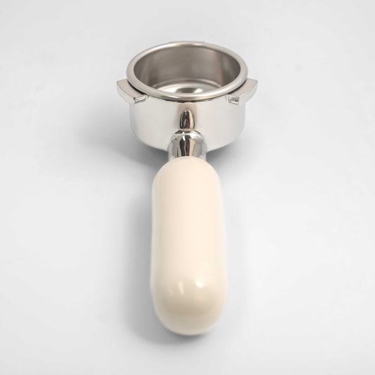 White Ceramic Portafilter - 54mm