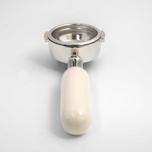 White Ceramic Portafilter - 58mm