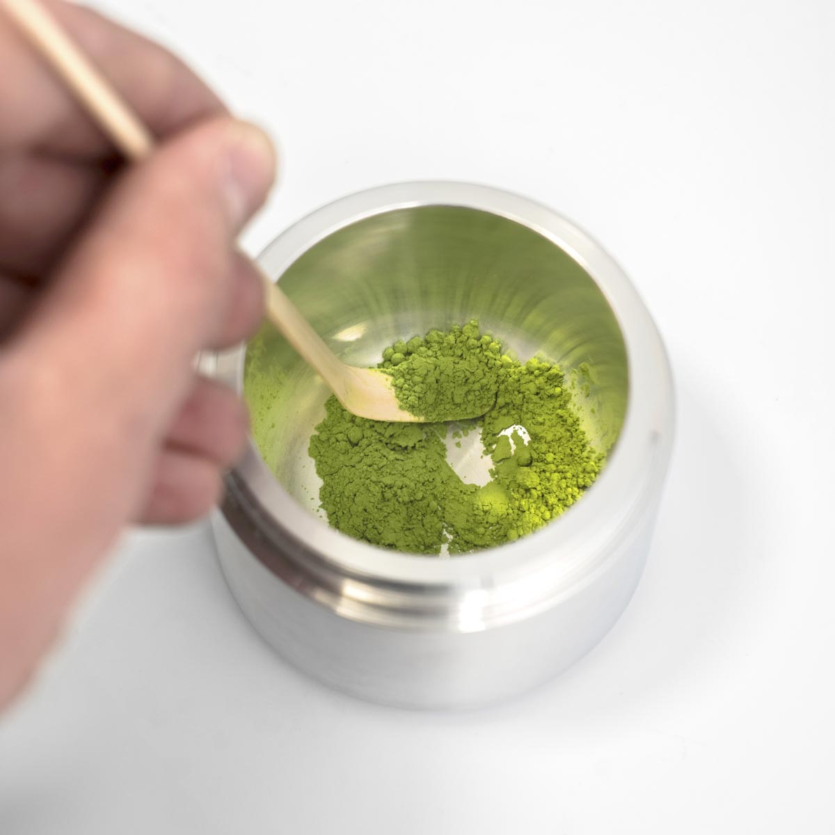 Billet Matcha Container