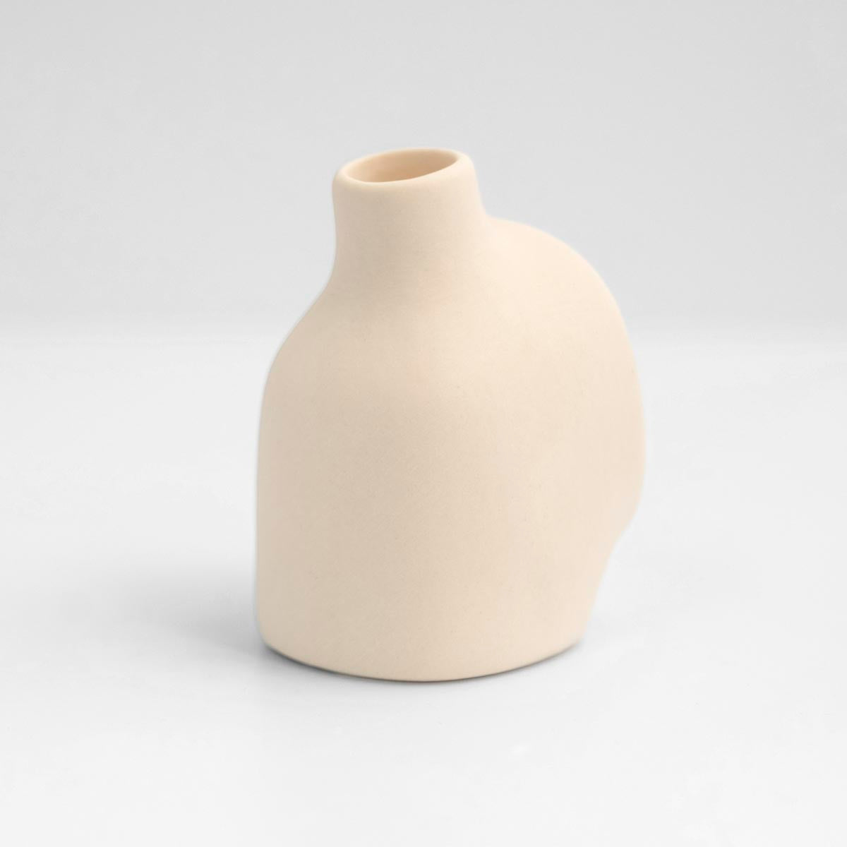 Flue - Ceramic Candle Lamp - White