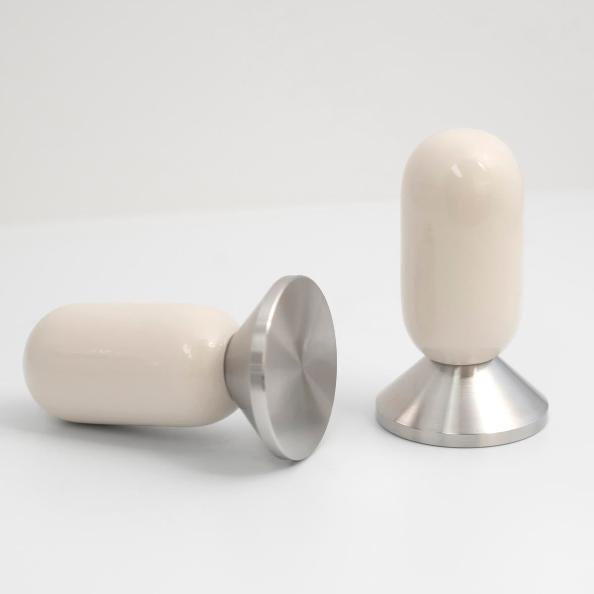 Ceramic Espresso Tamp - 54mm - White