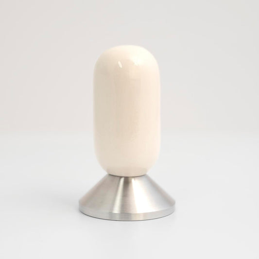 Ceramic Espresso Tamp - 54mm - White