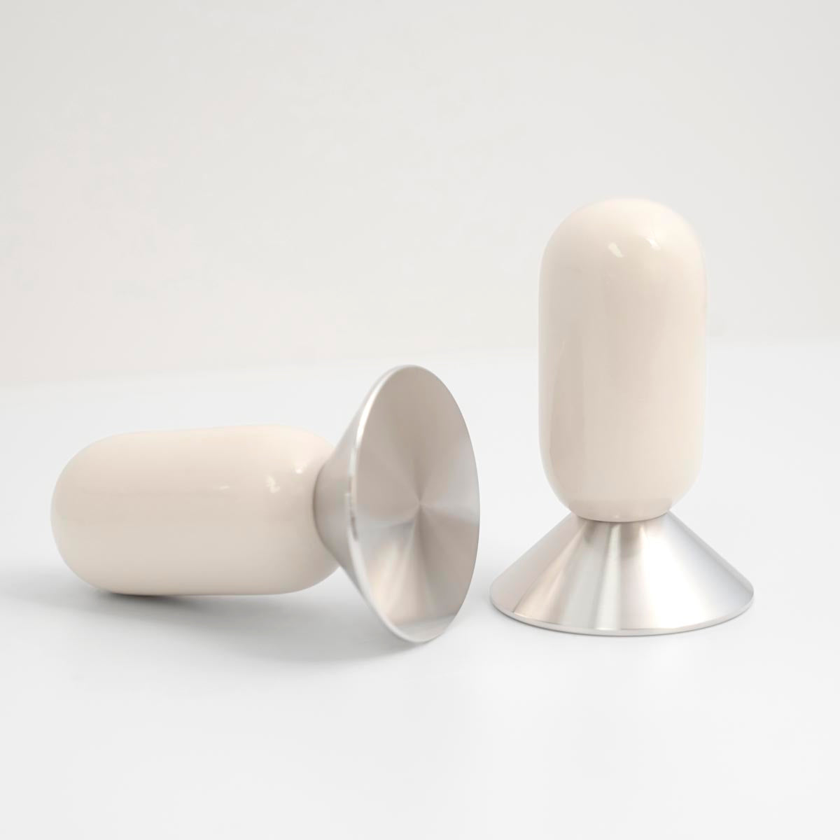 Ceramic Espresso Tamp - 58.5mm - White